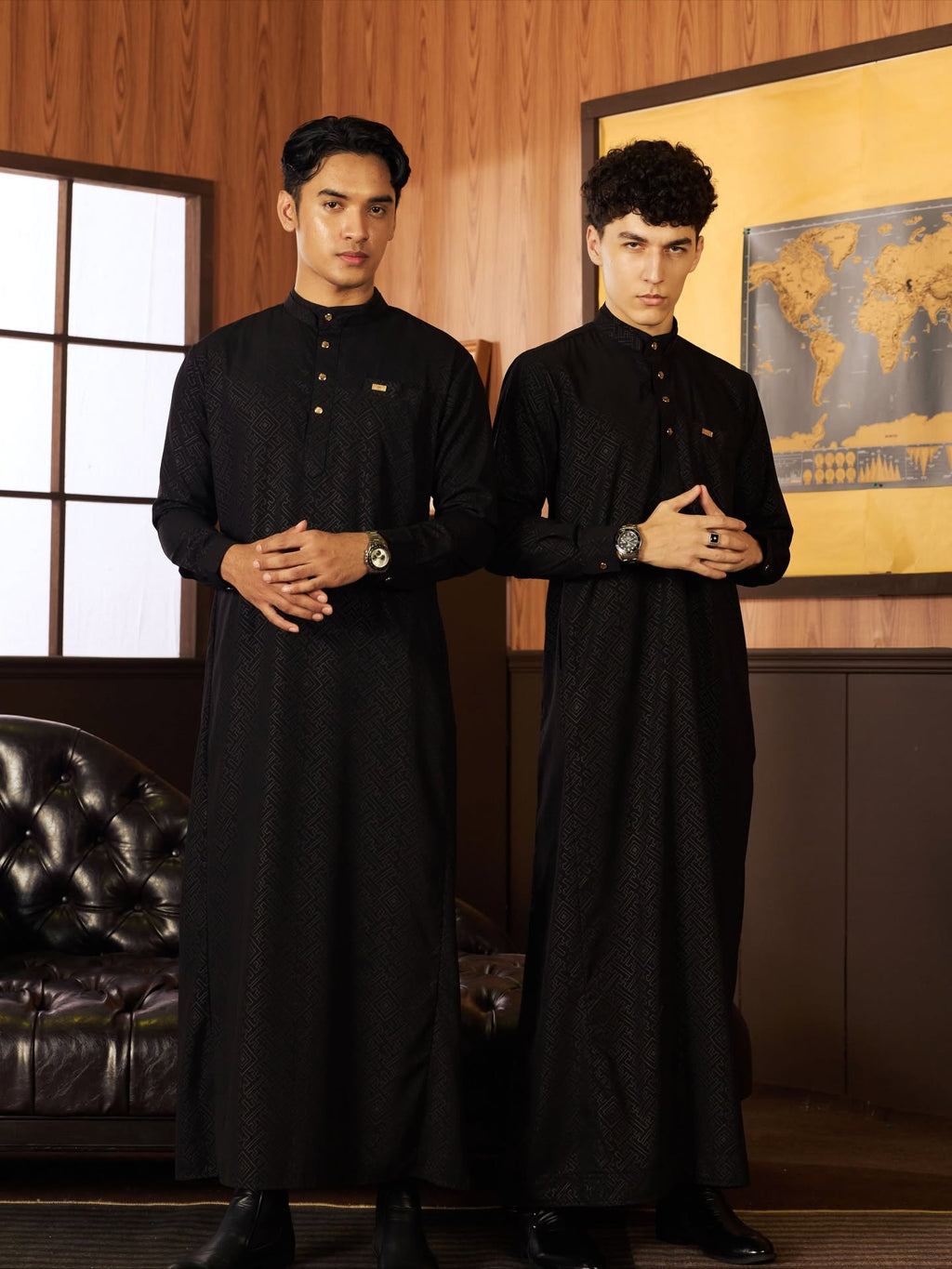 Jubah Zindra - TRIPLE BLACK