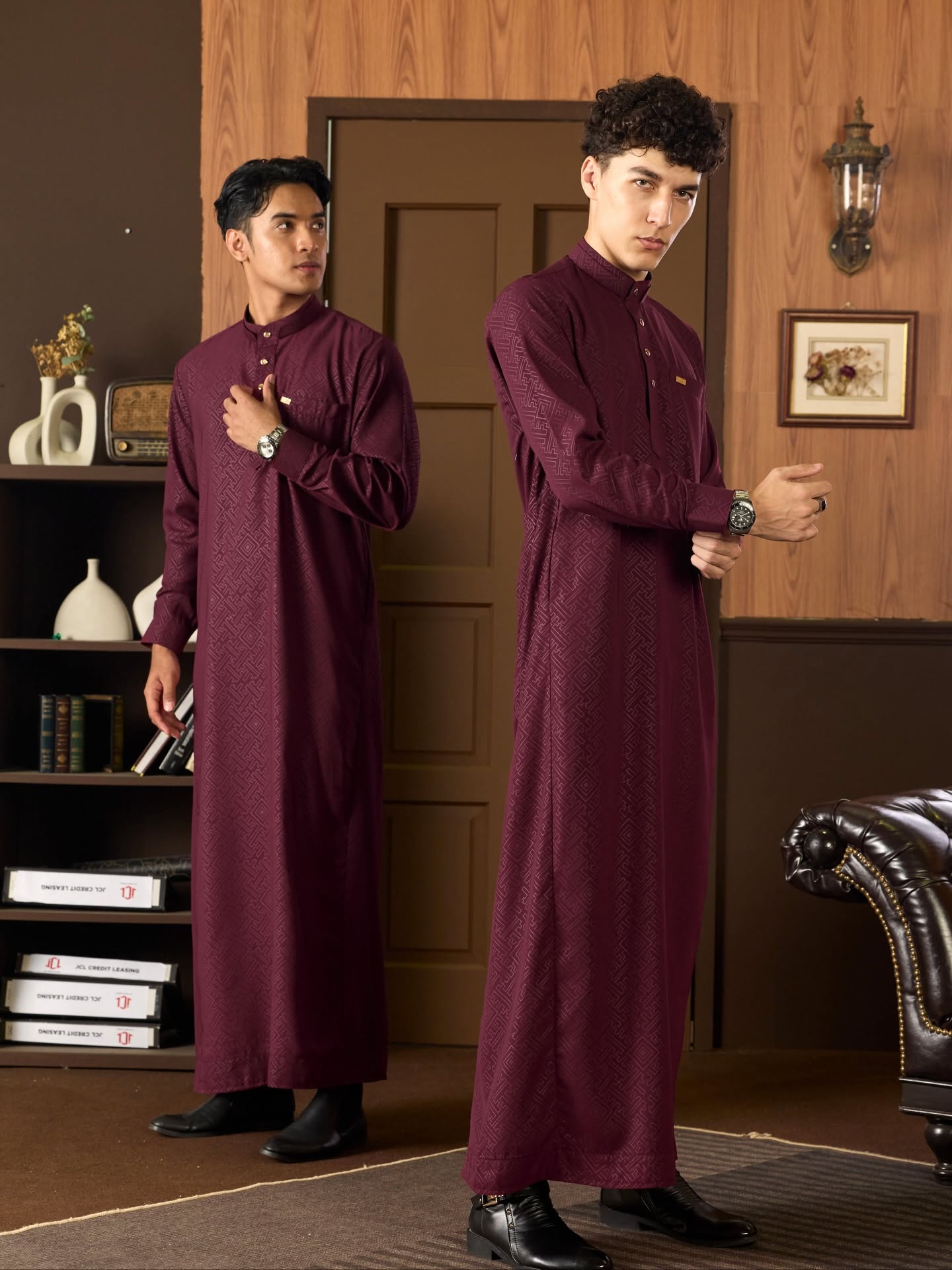Jubah Zindra - MAROON