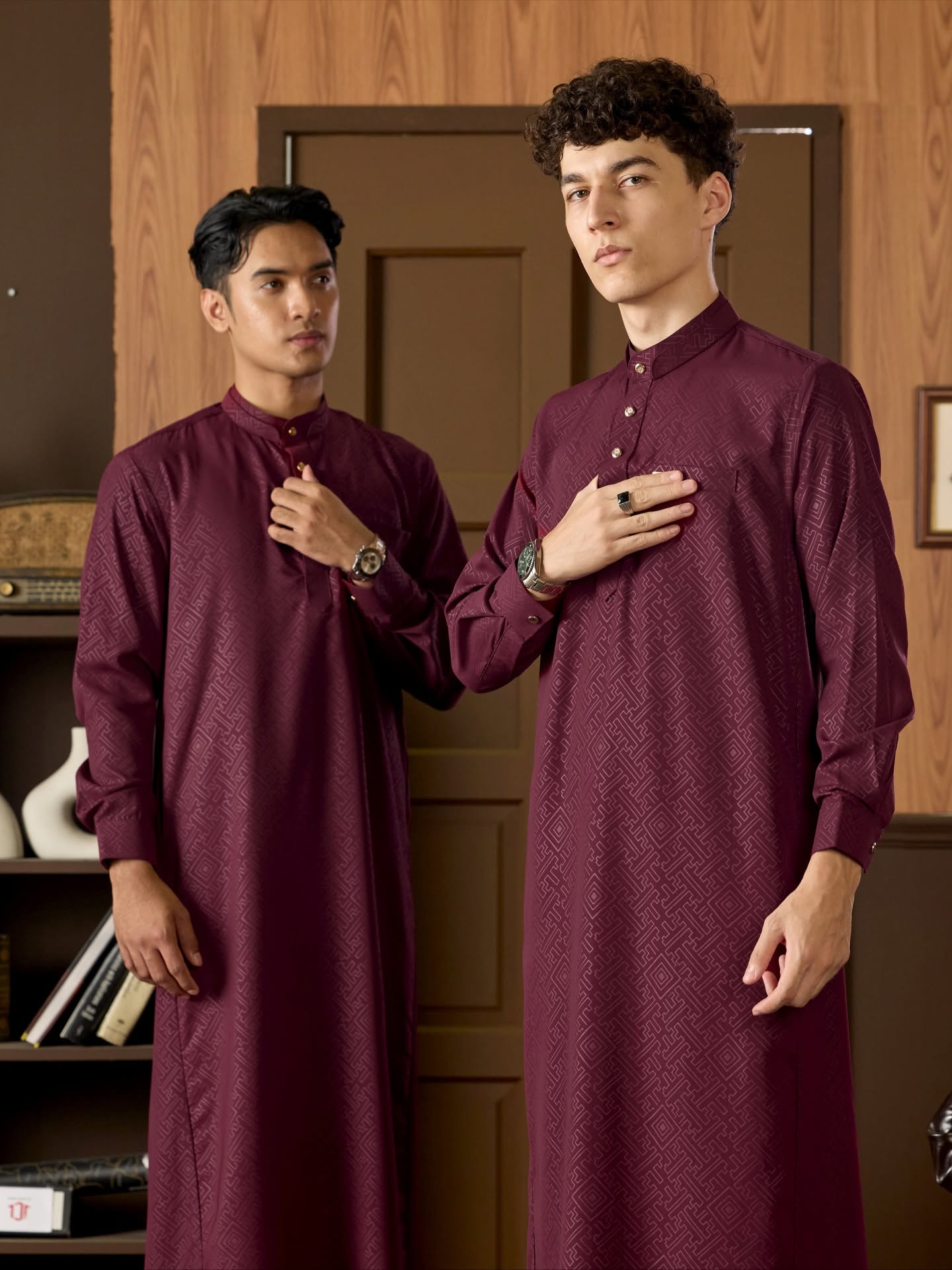 Jubah Zindra - MAROON