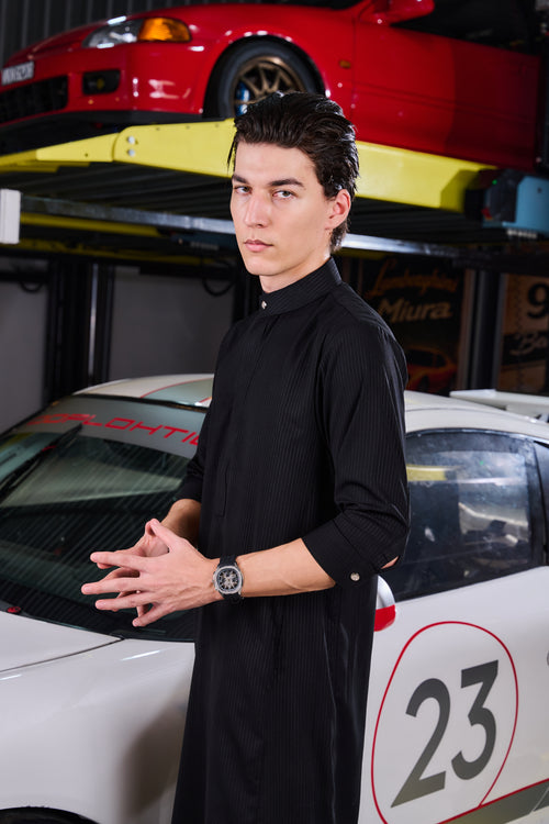 Jubah Zindra Zayr - BLACK
