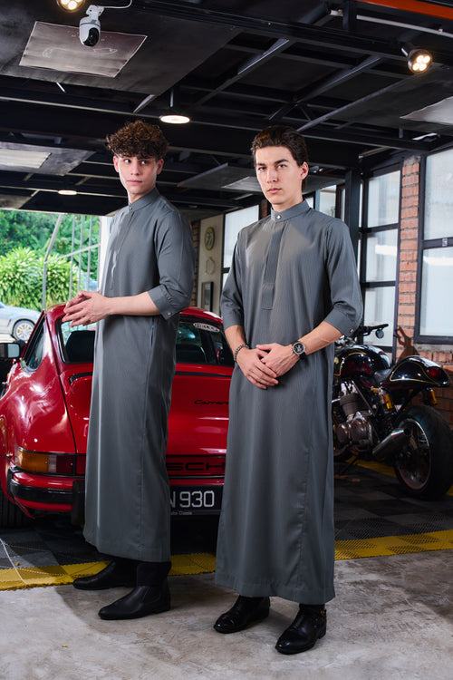 Jubah Zindra Zayr - GREY