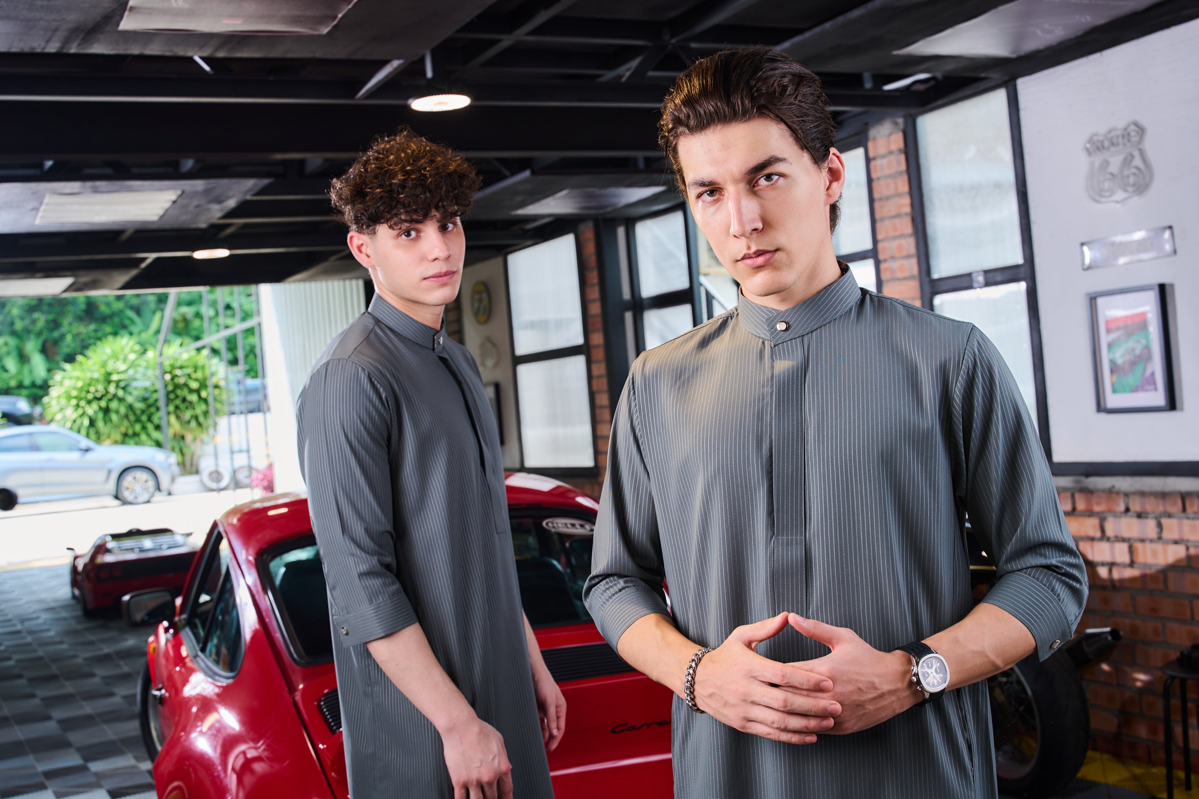 Jubah Zindra Zayr - GREY