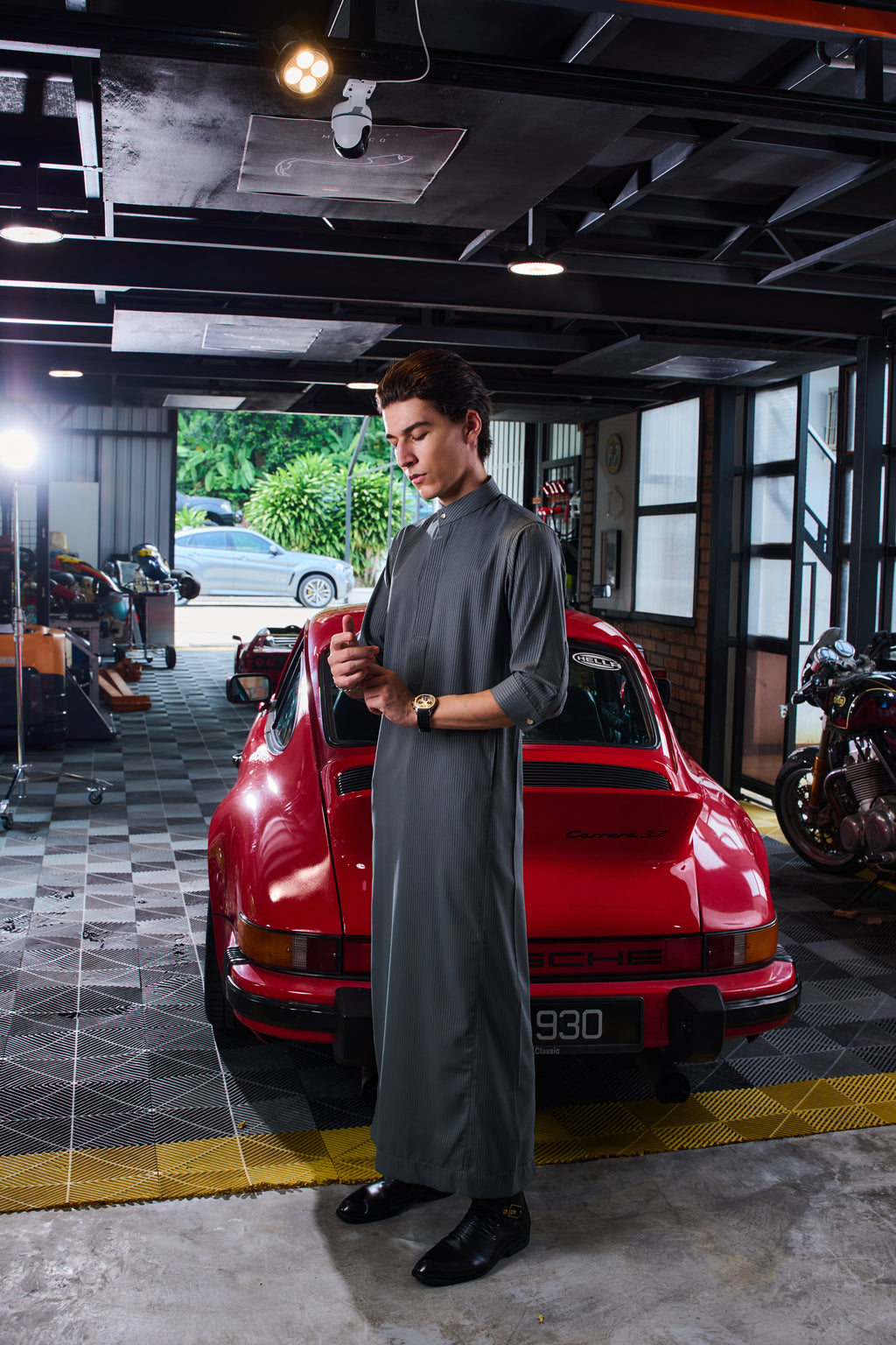 Jubah Zindra Zayr - GREY
