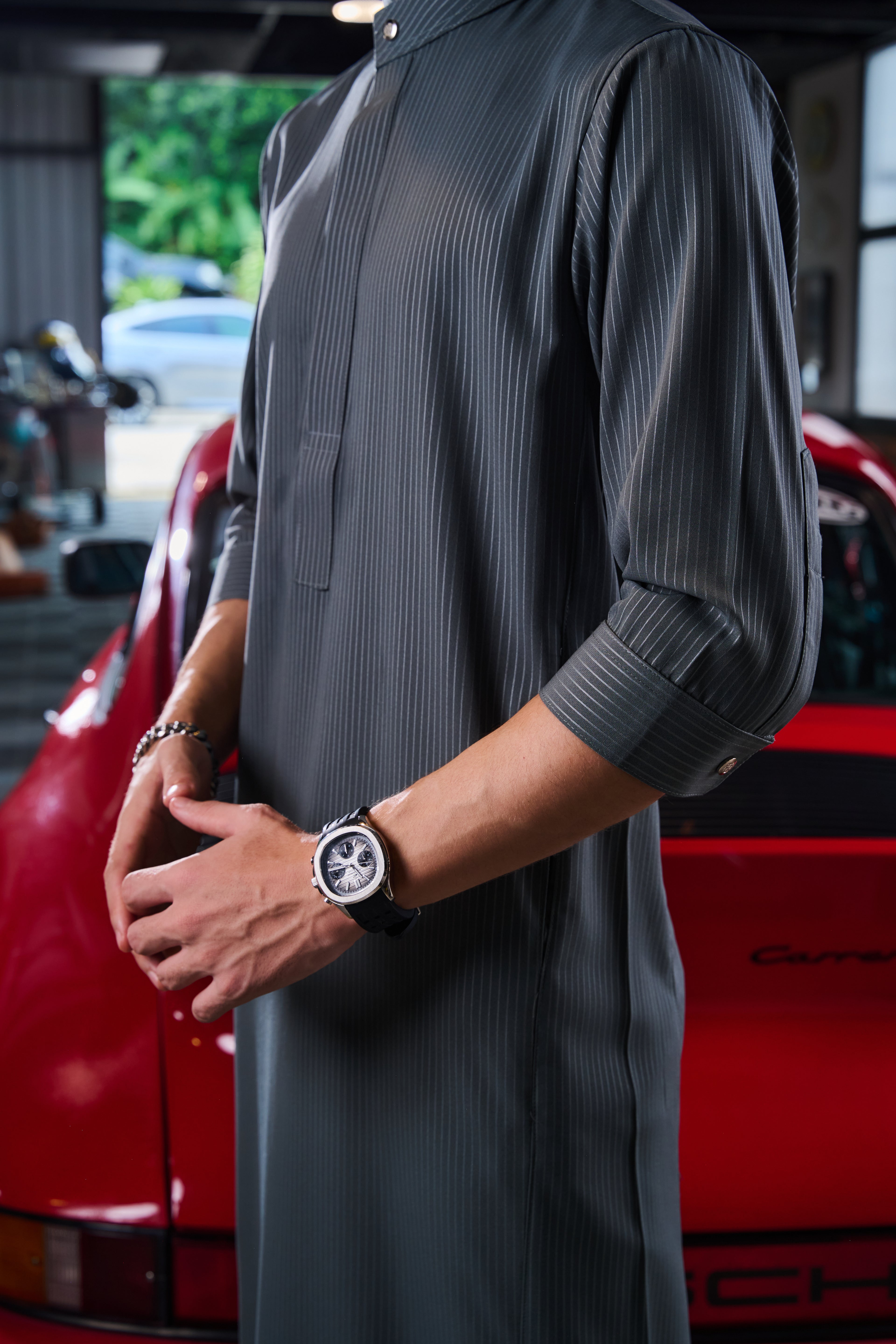 Jubah Zindra Zayr - GREY